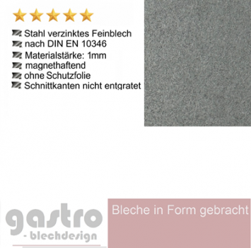 Stahlblech verzinkt Feinblech 1mm stark